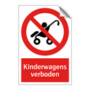 Kinderwagens verboden