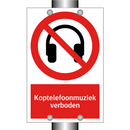 Koptelefoonmuziek verboden