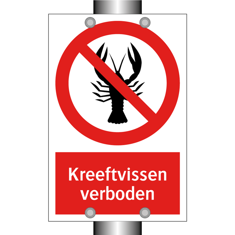 Kreeftvissen verboden