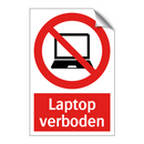 Laptop verboden