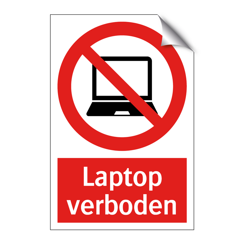Laptop verboden