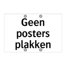 Geen posters plakken & Geen posters plakken & Geen posters plakken & Geen posters plakken