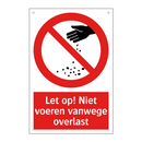 Let op! Niet voeren vanwege overlast