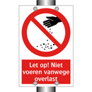Let op! Niet voeren vanwege overlast