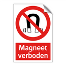 Magneet verboden