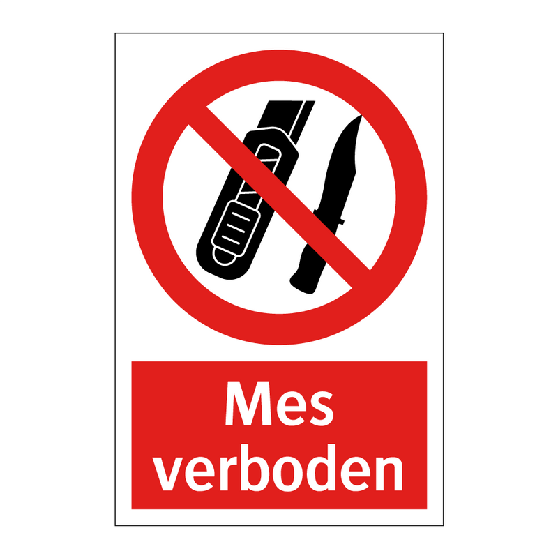 Mes verboden