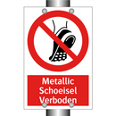 Metallic Schoeisel Verboden