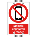 Mobiele apparaten verboden