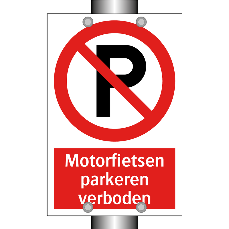 Motorfietsen parkeren verboden
