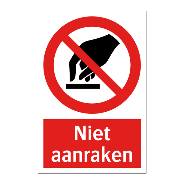 Niet aanraken