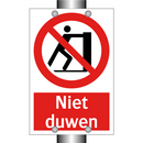 Niet duwen