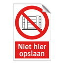 Niet hier opslaan