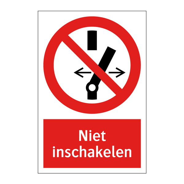 Niet inschakelen