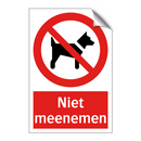 Niet meenemen