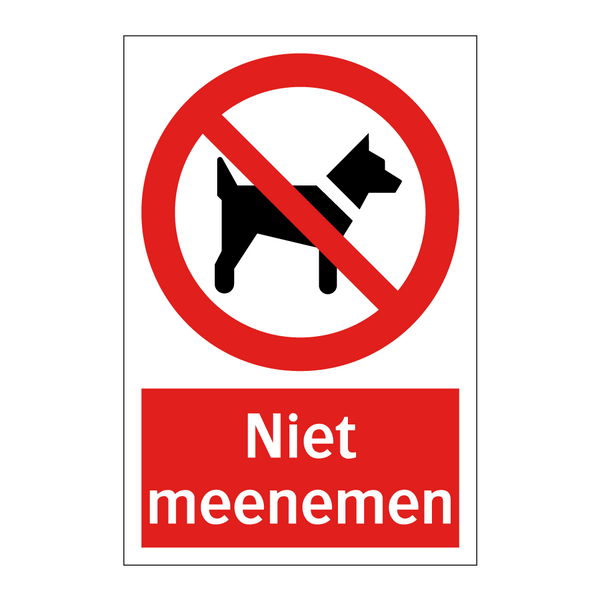 Niet meenemen