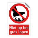 Niet op het gras lopen
