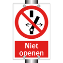 Niet openen