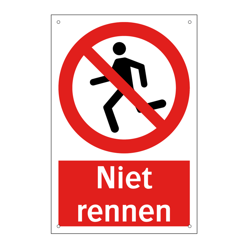 Niet rennen