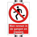 Niet rennen in de gangen en trappen