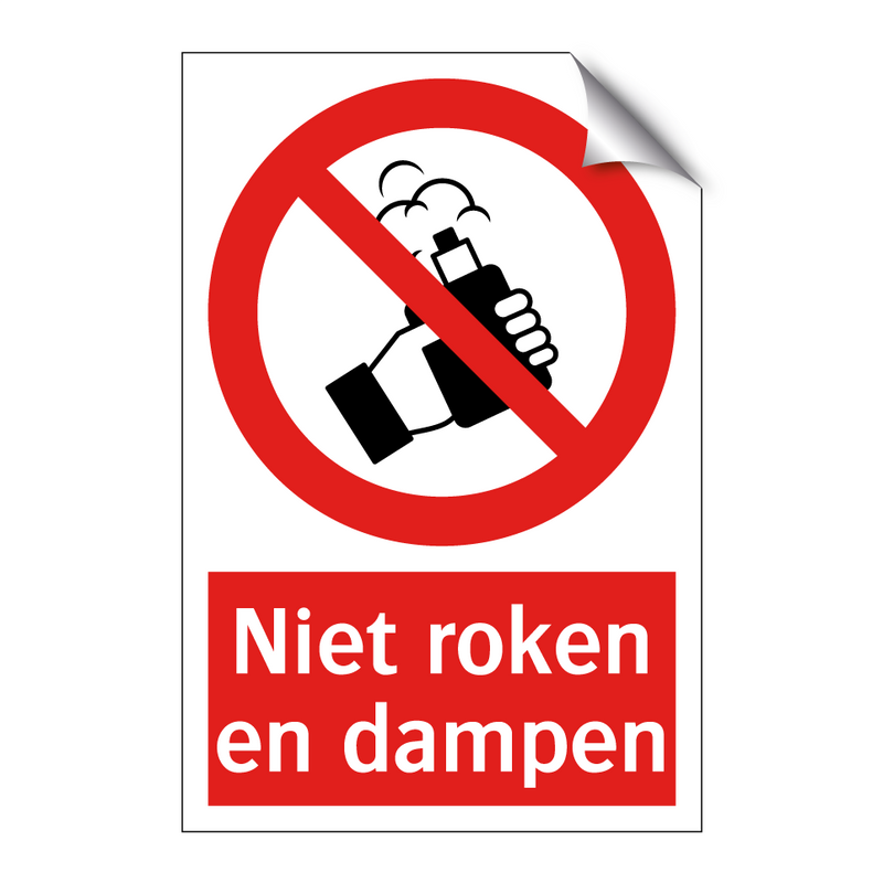 Niet roken en dampen