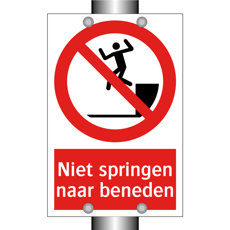 Niet springen naar beneden