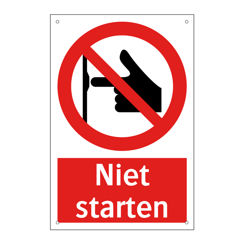 Niet starten
