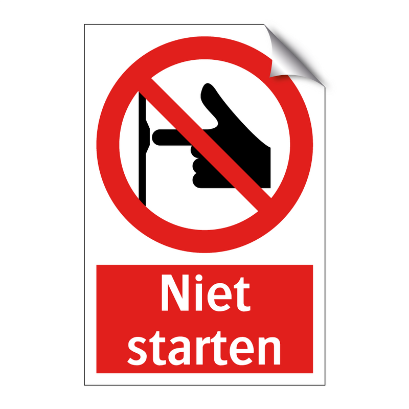 Niet starten