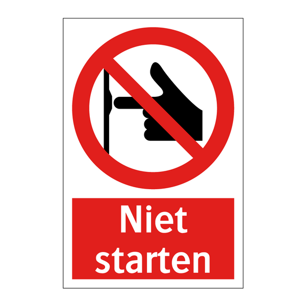 Niet starten
