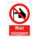 Niet stoppen