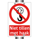 Niet tillen met haak