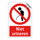 Niet urineren
