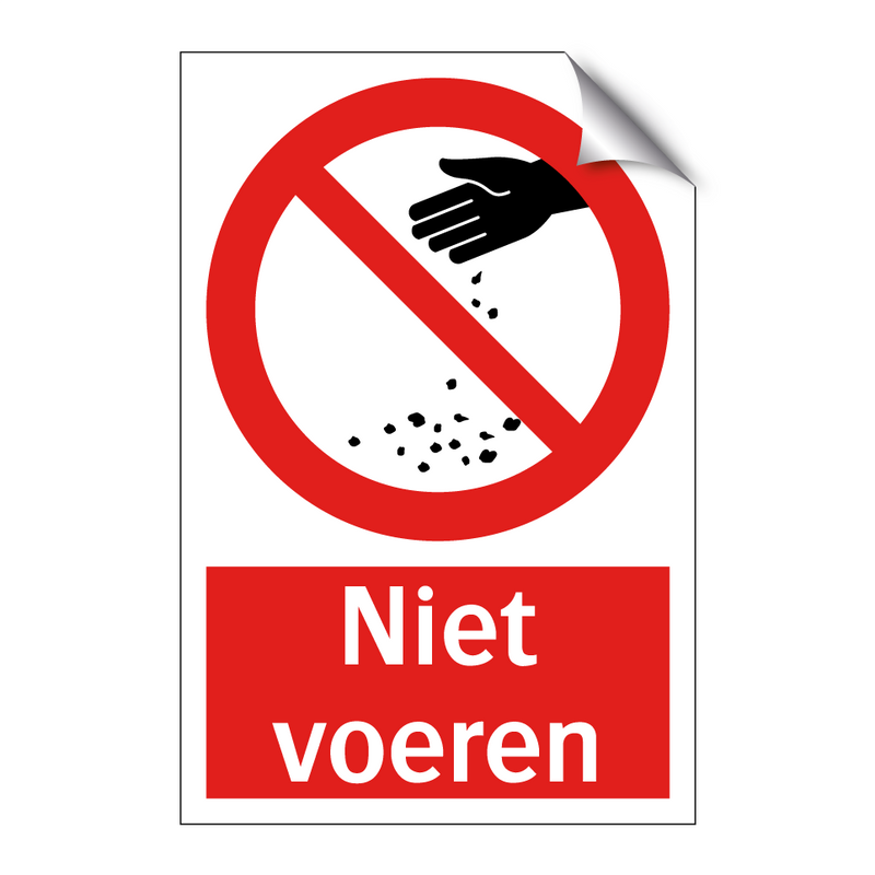 Niet voeren
