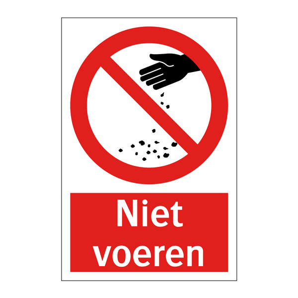 Niet voeren