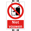Niet vouwen