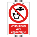 Onbruikbaar voor consumptie