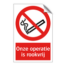 Onze operatie is rookvrij