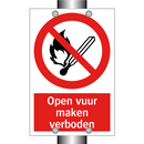 Open vuur maken verboden