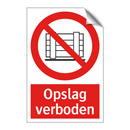 Opslag verboden