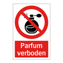 Parfum verboden
