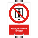 Passagiersvervoer verboden