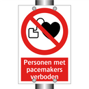 Personen met pacemakers verboden