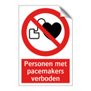 Personen met pacemakers verboden