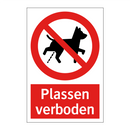 Plassen verboden