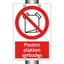 Posters plakken verboden