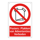 Posters: Plakken van Advertenties Verboden