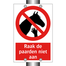 Raak de paarden niet aan