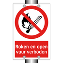 Roken en open vuur verboden