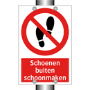 Schoenen buiten schoonmaken