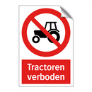 Tractoren verboden
