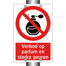Verbod op parfum en sterke geuren